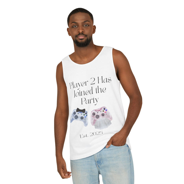 'Player 2 Has Joined the Party' 'Est. 2025' Unisex Tank Top