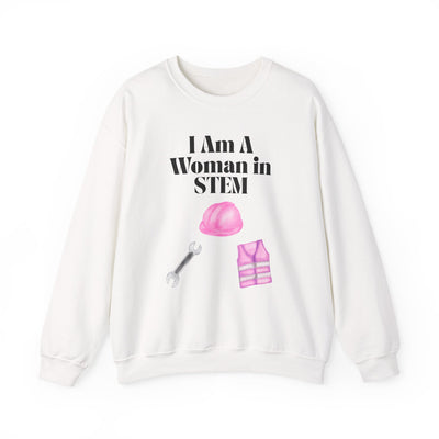 'I Am A Woman In STEM' Engineer Unisex Crewneck Sweatshirt