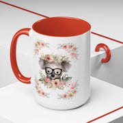Geeky Goddess Koala Accent Coffee Mug