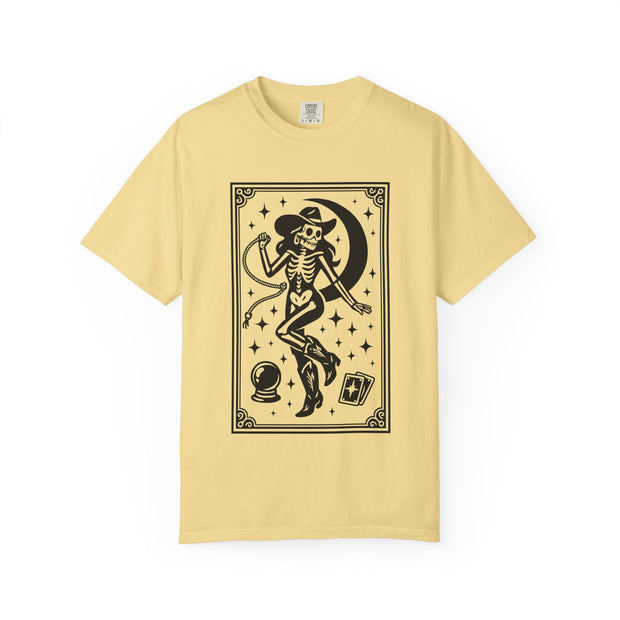 Cowgirl Skeleton Tarot Card Unisex T-Shirt