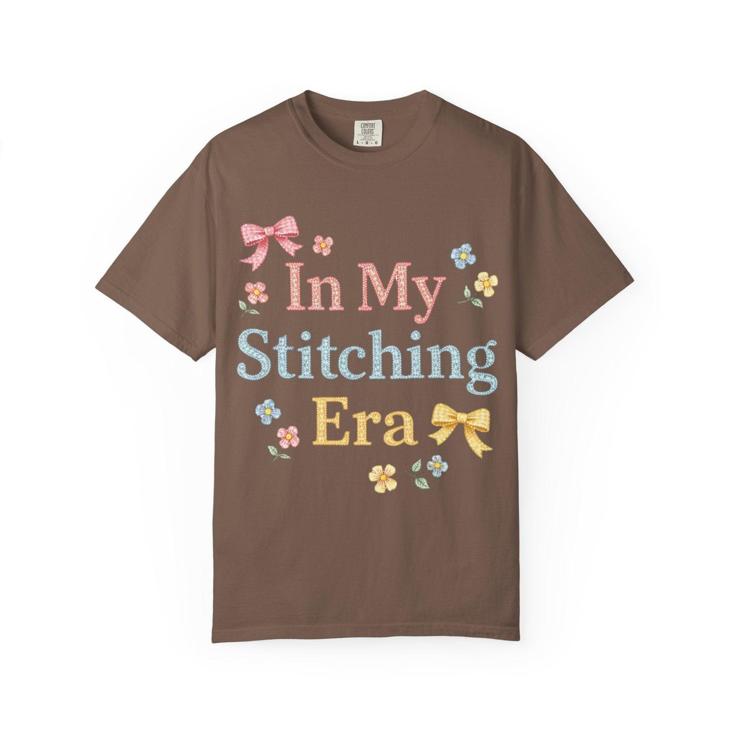 In My Stitching Era T-Shirt | Vintage Embroidery Theme