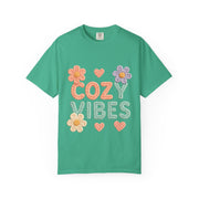 Cozy Vibes T-shirt - Unisex Garment-Dyed