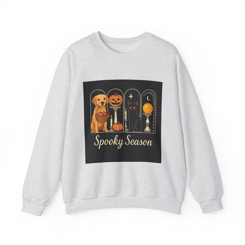 Spooky Season Golden Retriever Crewneck Sweatshirt