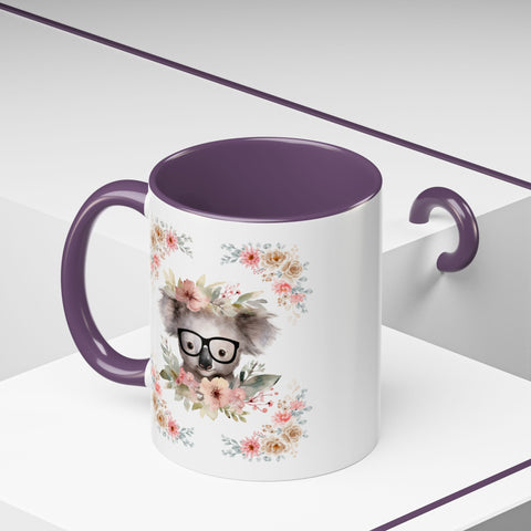 Geeky Goddess Koala Accent Coffee Mug
