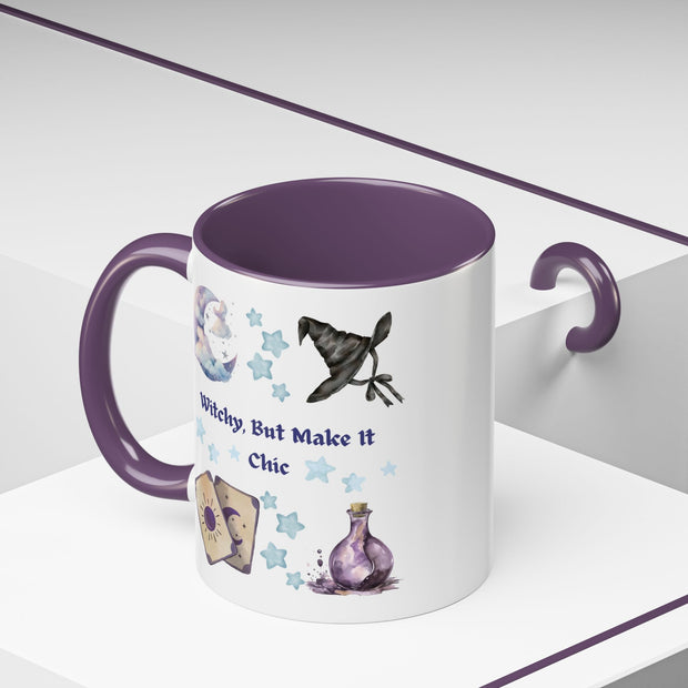 'Witchy, But Make It Cute' Accent Coffee Mug