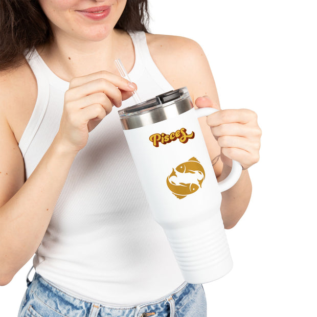 'Pisces' Insulated Travel Mug, 40oz