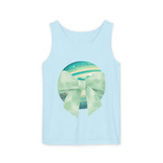 Green Planet Wrapped In Bow Unisex Tank Top