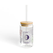 'The Moon' Tarot Card Sipper Glass