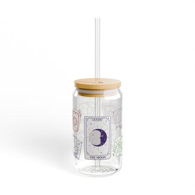 'The Moon' Tarot Card Sipper Glass