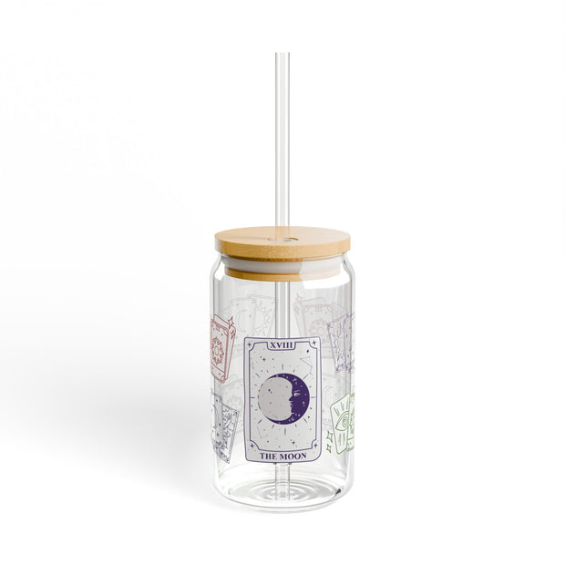 'The Moon' Tarot Card Sipper Glass