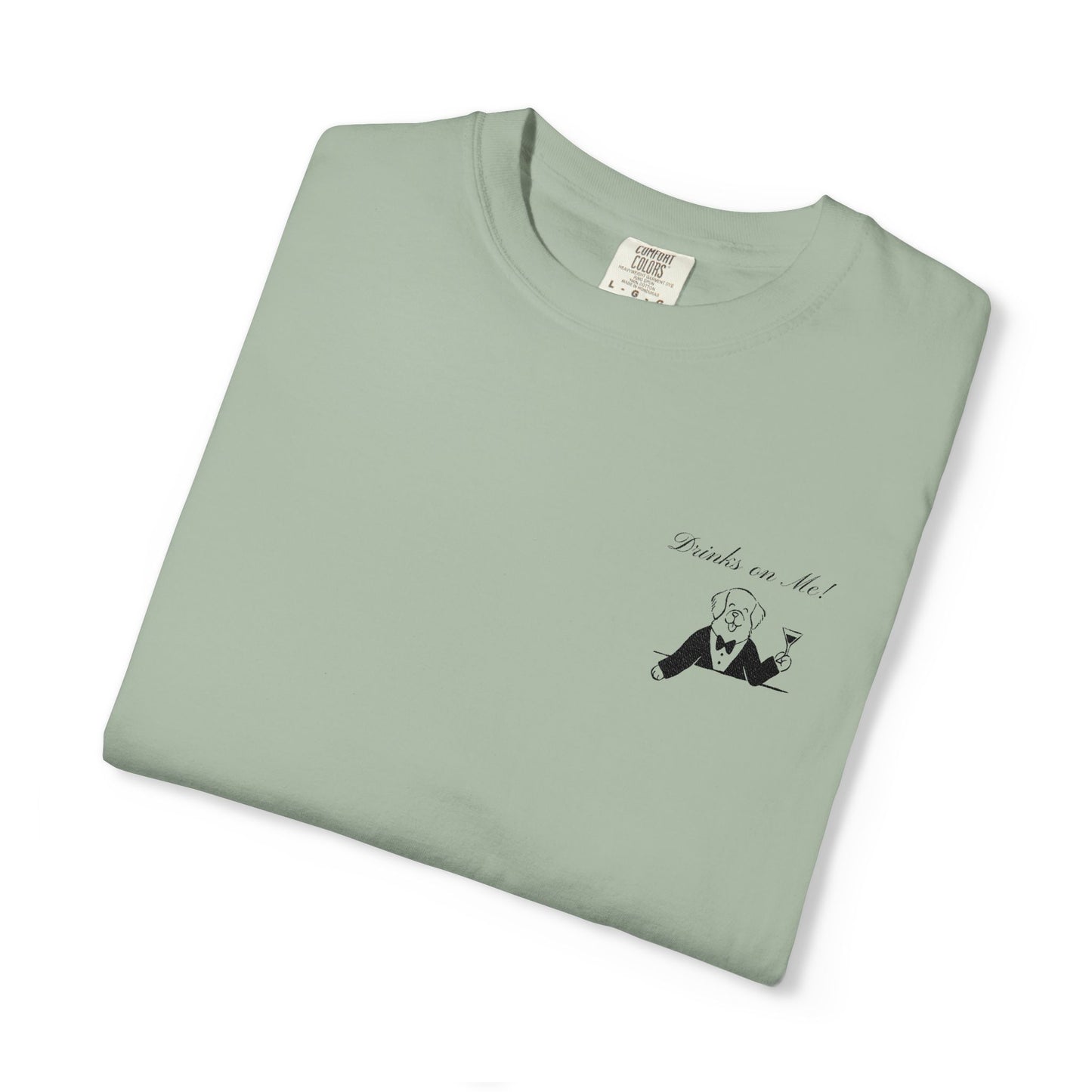 Drinks On Me Wedding Shirt, Funny Dog Bride Tee, Cocktail Hour Bridal Shirt, Cute Puppy Wedding Tee, Bachelorette Shirt