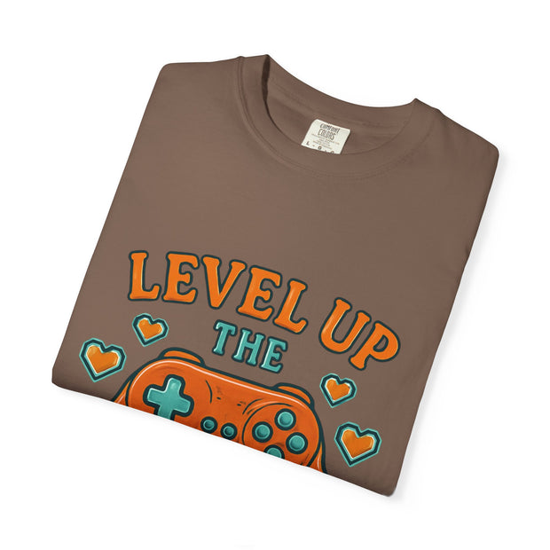 Gamer T-shirt - Level Up the Leftovers | Unisex Gaming Tee, Casual Wear, Game Night Shirt, Gift for Gamers, Funny Apparel