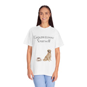 'Espawresso Yourself' Golden Retriever Unisex T-Shirt