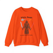'Witch, Please. Too Much Magical To Handle.' Unisex Crewneck Sweatshirt