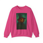 Magical Dog Beagle Wizard Sweater, Cozy Fall Fashion, Halloween Apparel, Unique Gift for Dog Lovers, Unisex Crewneck Sweatshirt