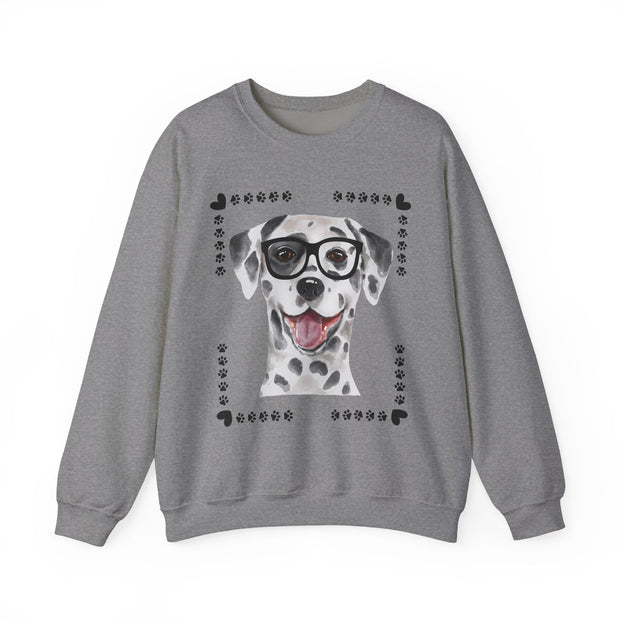 Geeky Good Dalmatian Unisex Crewneck Sweatshirt