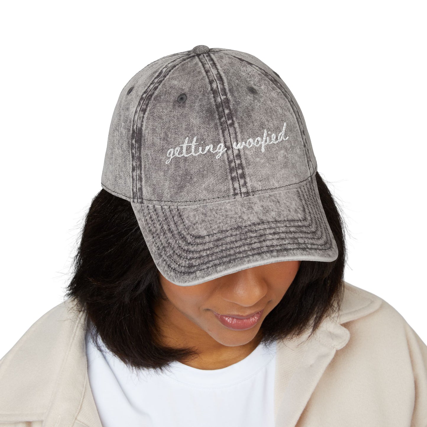 Getting Woofied Bachelorette Embroidered Hat Dog Bachelorette Hat Dog Themed Bach Party Hats Dog Lovers Wedding Shirts Dog Bridal Party Hats