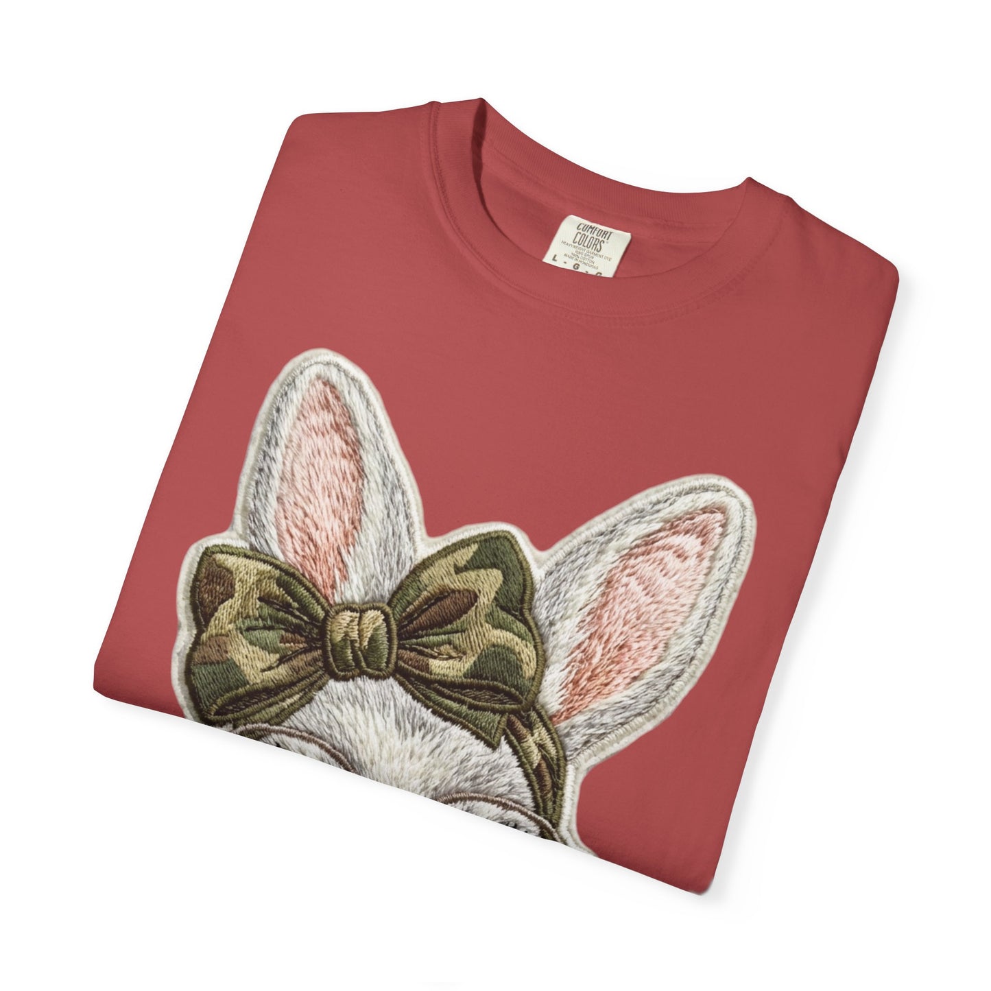 Hipster Bunny Illustration T-Shirt | Bunny with Glasses and Bow