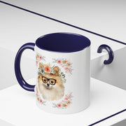 Geeky Goddess Pomeranian Accent Coffee Mug