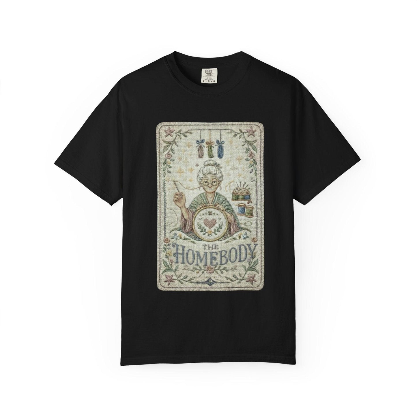 The Homebody Illustration T-shirt | Cozy Vintage Home Cooking Design