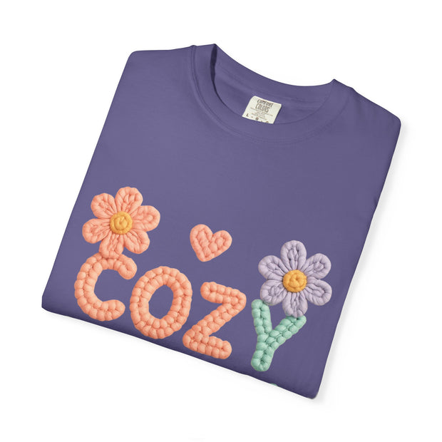 Cozy Vibes T-shirt - Unisex Garment-Dyed