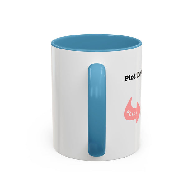 'Plot Twist Energy' Accent Coffee Mug
