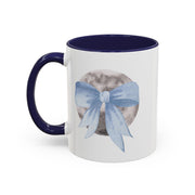 Moon Wrapped In A Bow Accent Coffee Mug