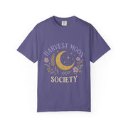 Harvest Moon Society Unisex T-Shirt, Cozy Graphic Tee, Astrology Apparel, Gift for Moon Lovers, Autumn Style, Casual Wear
