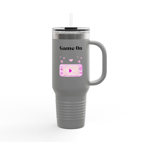 'Game On' Insulated Travel Mug, 40oz