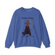 'Witch, Please. Too Much Magical To Handle' Wizard Unisex Crewneck Sweatshirt