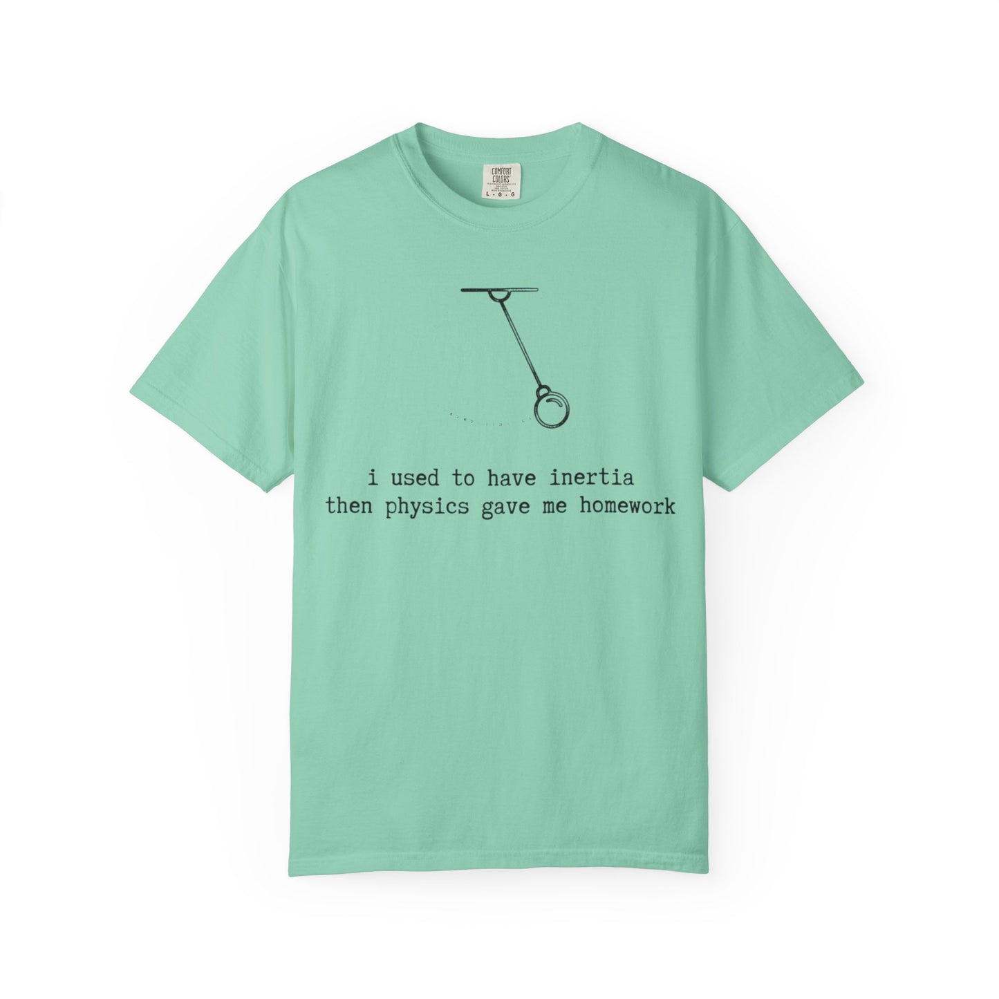 I Used to Have Inertia Then Physics Gave Me Homework T-Shirt, Funny Physics Shirt, STEM Student Tee, Science Teacher Gift, Nerd Graphic Tee
