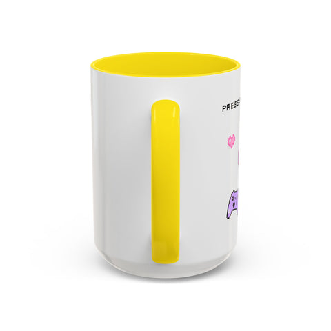 'Press Start To Slay' Accent Coffee Mug