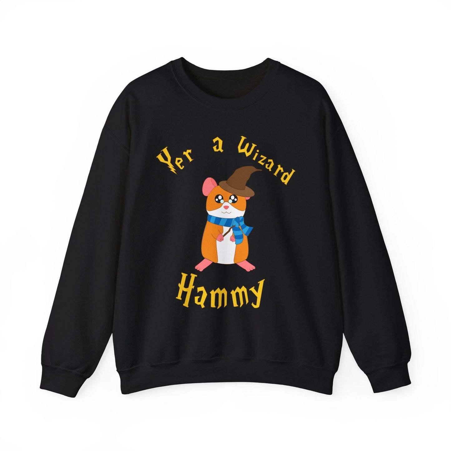 Hammy Wizard Hamster Sweatshirt | Cute Wizard Hamster Crewneck