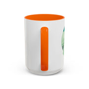 Green Planet Wrapped In A Bow Accent Coffee Mug
