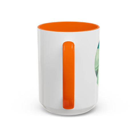 Green Planet Wrapped In A Bow Accent Coffee Mug