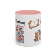 'Shhh...I'm Plotting' Accent Coffee Mug