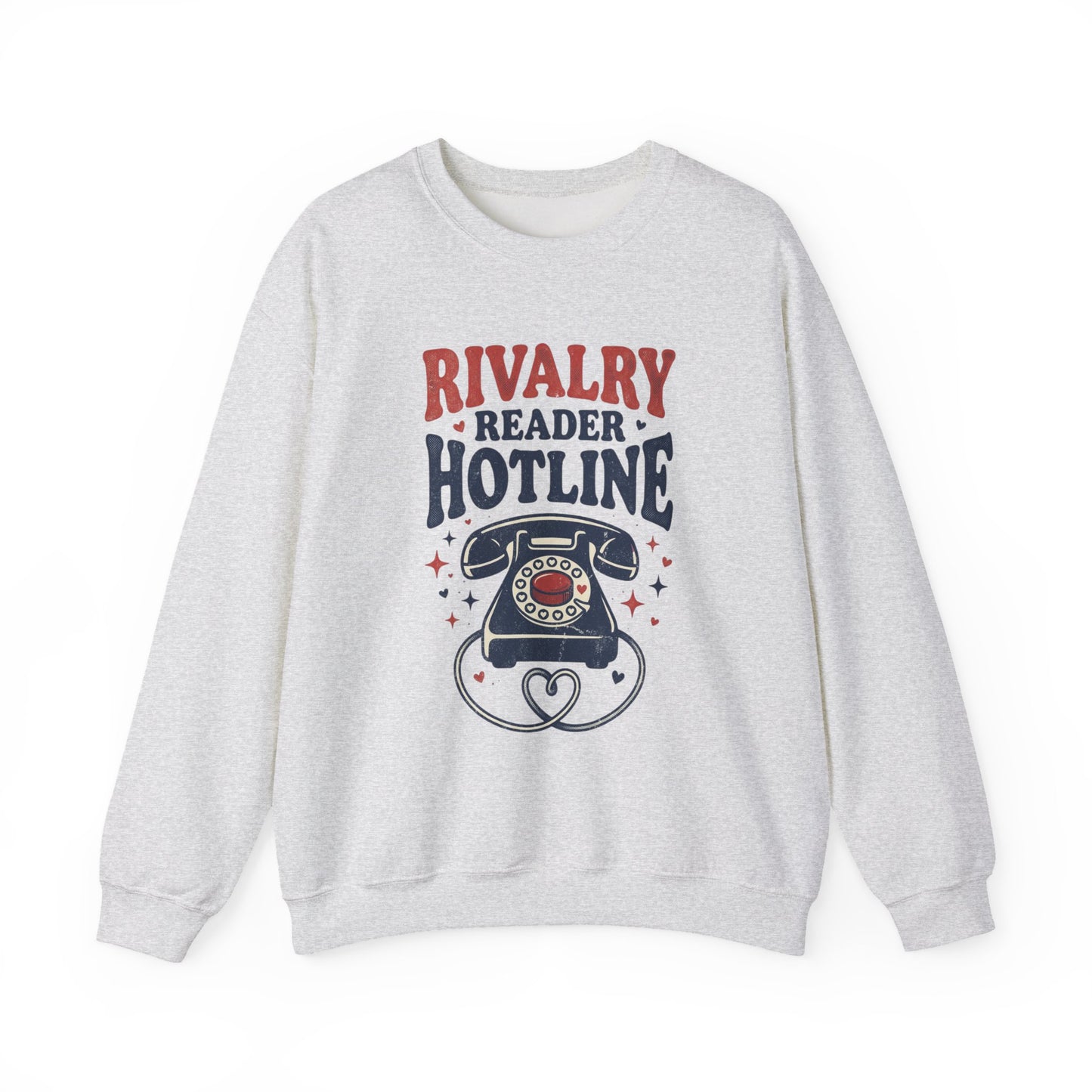 Rivalry Reader Hotline Sweatshirt, Hockey Romance Booktok Crewneck, Sports Romance Reader Pullover