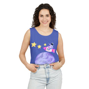 Astronaut Taking Off In Space Unisex Tank Top