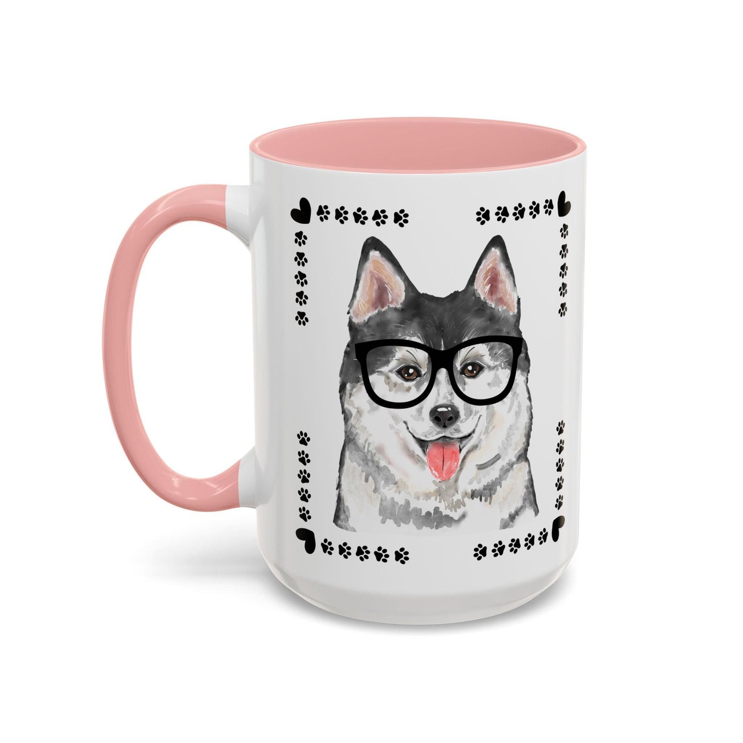 Geeky Good Siberian Husky Accent Coffee Mug