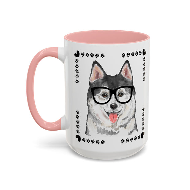Geeky Good Siberian Husky Accent Coffee Mug