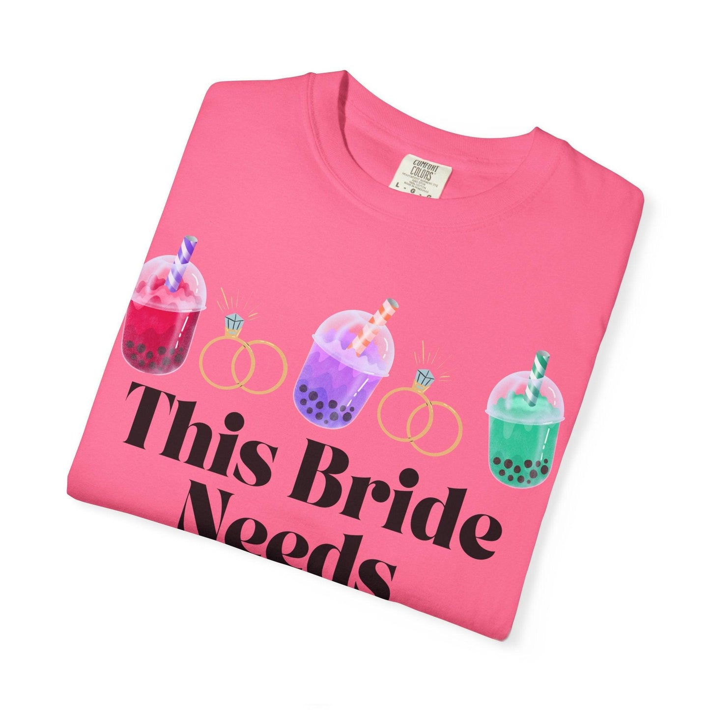 'The Bride Needs Boba' Unisex T-Shirt