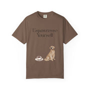 'Espawresso Yourself' Golden Retriever Unisex T-Shirt