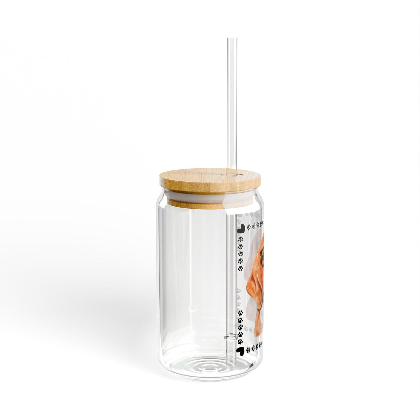Geeky Good Beagle Sipper Glass