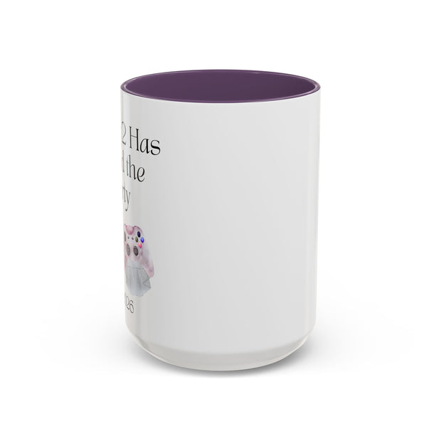 'Player 2 Has Joined The Party' 'Est. 2026' Accent Coffee Mug