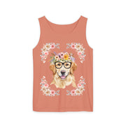 Geeky Goddess Golden Retriever Unisex Tank Top