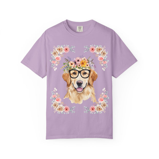 Geeky Goddess Golden Retriever Unisex T-Shirt