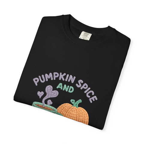 Pumpkin Spice Unisex T-shirt, Cozy Fall Apparel, Perfect for Autumn Festivals, Casual Everyday Wear, Halloween and Thanksgiving