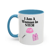 'I Am A Woman In STEM' Engineer Accent Coffee Mug