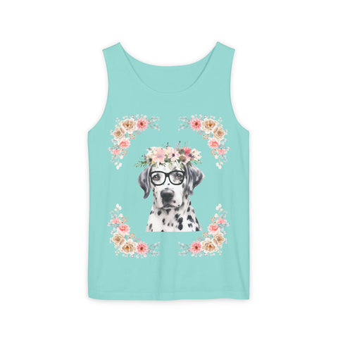 Geeky Goddess Dalmatian Unisex Tank Top