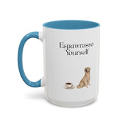'Espawresso Yourself' Golden Retriever Accent Coffee Mug
